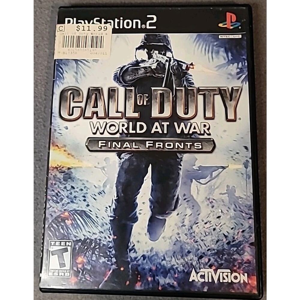 Call of Duty World at War Final Fronts PS2 Tested